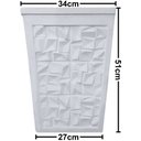 Ver imagem 3 de Forma Vaso 3d Abs Gesso e Cimento Profissional - Abstrato