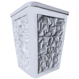 Forma Vaso 3d Abs Gesso e Cimento Profissional - Abstrato - 4
