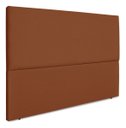 Ver imagem 4 de Cabeceira Cama Box Orgânica King 195cm Luna Suede C/frame Terracota