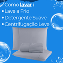 Ver imagem 4 de Jogo Lencol Solteiro 400 Fios 02 Peças Cor Cinza Percal com Elastico Hotel Macio