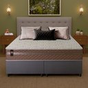 Ver imagem 2 de Conjunto Cama Box Super King c/ Molas Ensacadas Georgia Cinza 193x203x60