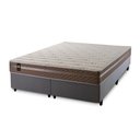 Ver imagem 5 de Conjunto Cama Box Super King c/ Molas Ensacadas Georgia Cinza 193x203x60