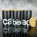 Ver imagem 2 de Kit 3 Latas Metal Porta Mantimentos Açúcar Biscoito e Café