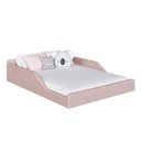 Ver imagem 3 de Cama Infantil Sentir Casal Estofada Rosa Completa Móveis