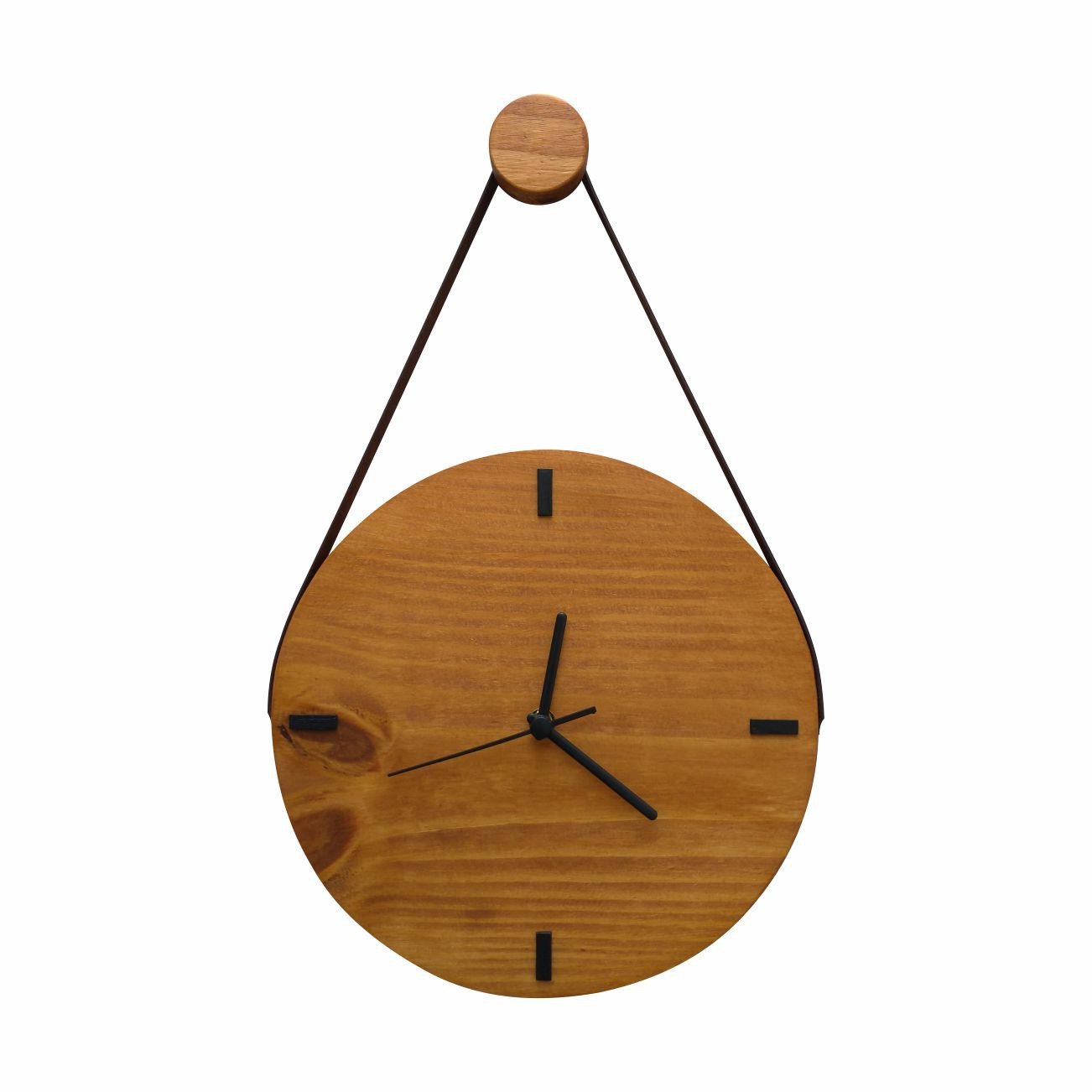 Relógio Decorativo Edward Clock Rústico com Alça