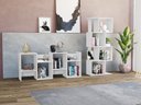 Ver imagem 3 de Estante para Livros Multiuso 60cm com 8 Nichos Branco