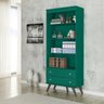 Estante para Livros 2 Gavetas 3 Prateleiras Esm 216 Retrô Movelbento - 1