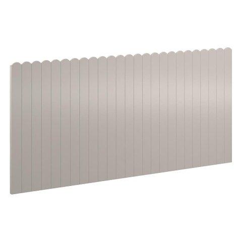 Painel de Parede Farm 225x109x37cm Cinza sem Led - Matic Móveis
