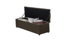 Ver imagem 3 de Calçadeira Baú Vitoria 138 cm Suede Marrom