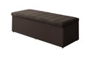 Ver imagem 1 de Calçadeira Baú Vitoria 138 cm Suede Marrom