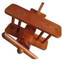 Ver imagem 1 de Avião Biplano em Madeira Brinquedo Educativo e Divertido