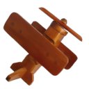 Ver imagem 2 de Avião Biplano em Madeira Brinquedo Educativo e Divertido