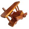 Avião Biplano em Madeira Brinquedo Educativo e Divertido - 6