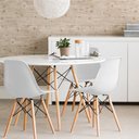 Ver imagem 7 de Mesa de Jantar Redonda Eames Eiffel - Wood - Tampo de Mdf - 100cm - Branco
