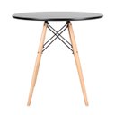 Ver imagem 2 de Mesa de Jantar Redonda Eames Eiffel - Wood - Tampo de MDF - 80cm - Preto