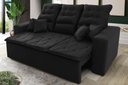 Ver imagem 1 de Sofá Retrátil e Reclinável 180cm Suede com Molas Espirais Europa King House