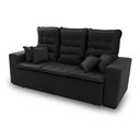 Ver imagem 7 de Sofá Retrátil e Reclinável 180cm Suede com Molas Espirais Europa King House