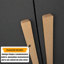 Ver imagem 5 de Guarda-Roupa Casal Áustria 5 Portas 1 Porta com Vidro Reflecta com LED e 3 Gavetas Internas