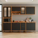 Ver imagem 1 de Cozinha Compacta 5 Peças 13 Portas 2 Gavetas Paris Sallêto Móveis