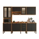 Ver imagem 2 de Cozinha Compacta 5 Peças 13 Portas 2 Gavetas Paris Sallêto Móveis