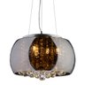 Lustre Pendente De Cristal Gota 40cm Cromado - Startec - 3