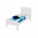 Ver imagem 2 de Cama Infantil Adesivada Juvenil Divaloto Branco/Verde