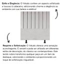 Ver imagem 5 de Cabeceira Estofada de Cama Solteiro Box 100 Cm Eloá Veludo e Frame:cinza Claro