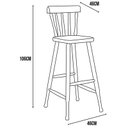 Ver imagem 3 de Kit com 4 Banquetas de Maderia Bar Castanho - Piratini
