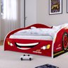 Cama Solteiro Carro Super Turbo 85 Mdf Montessoriano Quarto Infantil Menino Criança -vermelho -rpm - 3