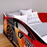 Cama Solteiro Carro Drift Vermelho Caminha Resistente Decoração Quarto Infantil Menino - Rpm Móveis - 4