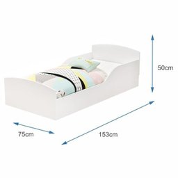 Cama Montessoriana Infantil Montessoriana Sonho com Colchão D20 - Branca - RPM Móveis - 5 Cama Montessoriana Infantil Montessoriana Sonho com Colchão D20 - Branca - RPM Móveis - 5