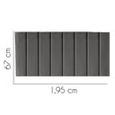 Ver imagem 2 de Painel Estofada Carla 195cm King Size para Cama Box Quarto Corino Cinza - Gat Magazine