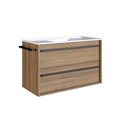 Ver imagem 6 de Conjunto para Banheiro Gabinete Suspenso 80cm com Toalheiro Lavatorio e Espelheira Cj8030.20 Mel