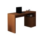 Ver imagem 2 de Escritório com Mesa para Computador 2 Gavetas com Armário 2 Portas Amendoa - Fdecor