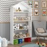 Nicho Organizador de Brinquedos Casinha Buba - Branco - 1