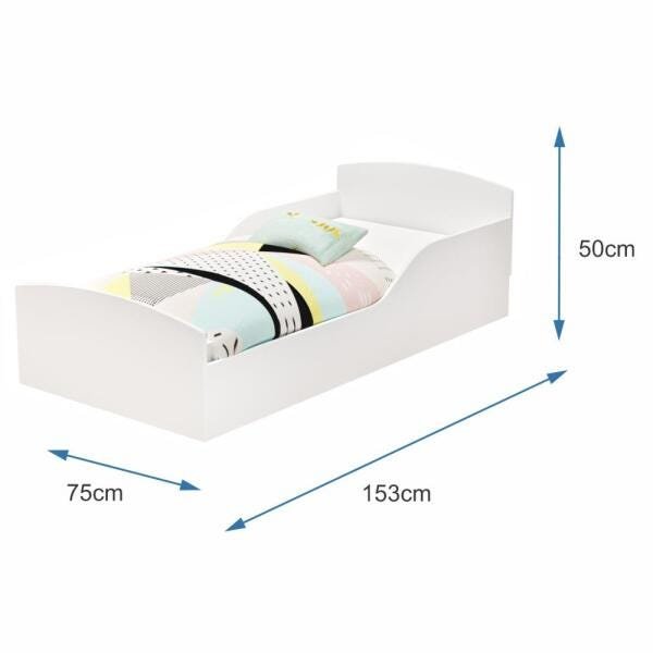 Cama Montessoriana Infantil Montessoriana Sonho - Branca - RPM Móveis. - 5
