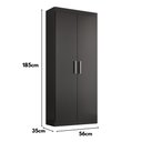 Ver imagem 4 de Multiuso Miriam 2 Portas 1,85m Onix