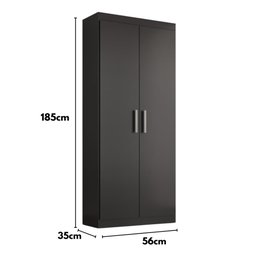 Multiuso Miriam 2 Portas 1,85m Onix - 4