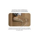 Ver imagem 6 de Guarda Roupa Casal 2 Portas de Correr (1 C/ Espelho) e 4 Gavetas Sienna/versatto Neve - Novo