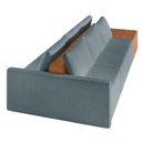 Ver imagem 4 de Sofá Ilha 3 Lugares Living 402cm Modulado Lary Bouclê K01 Cor Azul