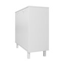 Ver imagem 7 de Aparador Buffet Bmu116 2 Portas 2 Prateleiras Branco BRV Móveis