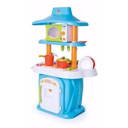 Cozinha Infantil Le Grand Chef Jr Azul/Branco 1311 - Calesita - 2