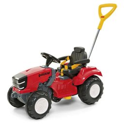 Carrinho De Passeio Ou Pedal Politractor - Vermelho - Poliplac POL7607 - 1 Carrinho De Passeio Ou Pedal Politractor - Vermelho - Poliplac POL7607 - 1