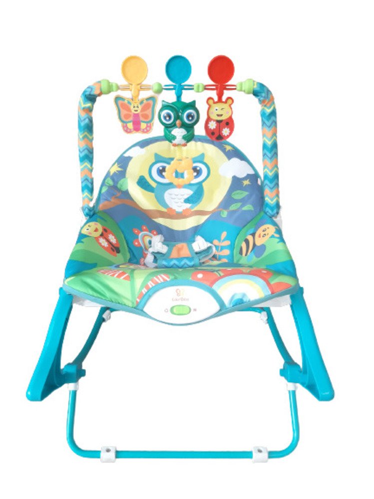 Cadeira De Descanso Balanço Musical Vibratória Encantada 3 em1 Azul Color Baby - 8