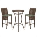 Ver imagem 1 de Mesa Bistrô e 2 Banquetas Roma Marrom Corda Náutica Estofado 5 Trama Original