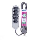 Ver imagem 1 de Extensão Múltipla 5 Tomadas 2p+t 10 a 250 V Tramontina 1,5 M Tramontina