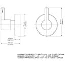 Ver imagem 2 de Acabamento para Registro Base 1,1/4 e 1,1/2" Chess Docol Cromado