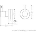 Ver imagem 2 de Acabamento para Registro Deca e Similares 1/2", 3/4" e 1" Chess Docol