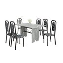 Ver imagem 2 de Conjunto Sala de Jantar com 6 Cadeiras Lara Preto