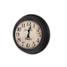 Relogio Parede Estilo Madeira Vintage 33cm Analogico Decorativo Retro Paris Torre Eiffel Sala Cozinh - 3